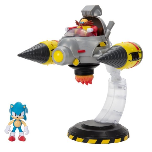 Sonic the Hedgehog 14PC Egg Mobile Battle Playset Jakks Pacific Toy - Picture 5 of 11